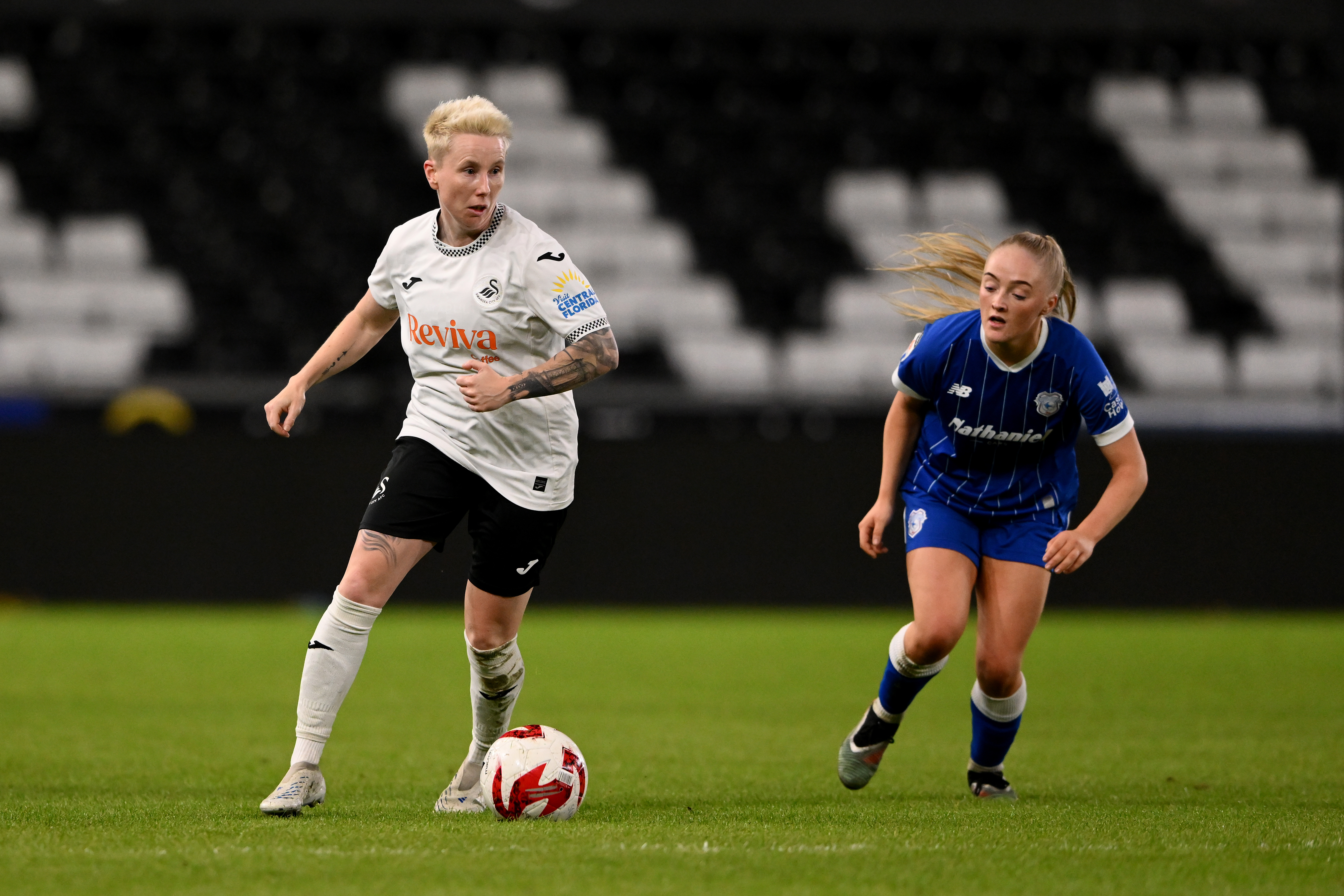Stacey John in action against Cardiff City Women 16-11-25