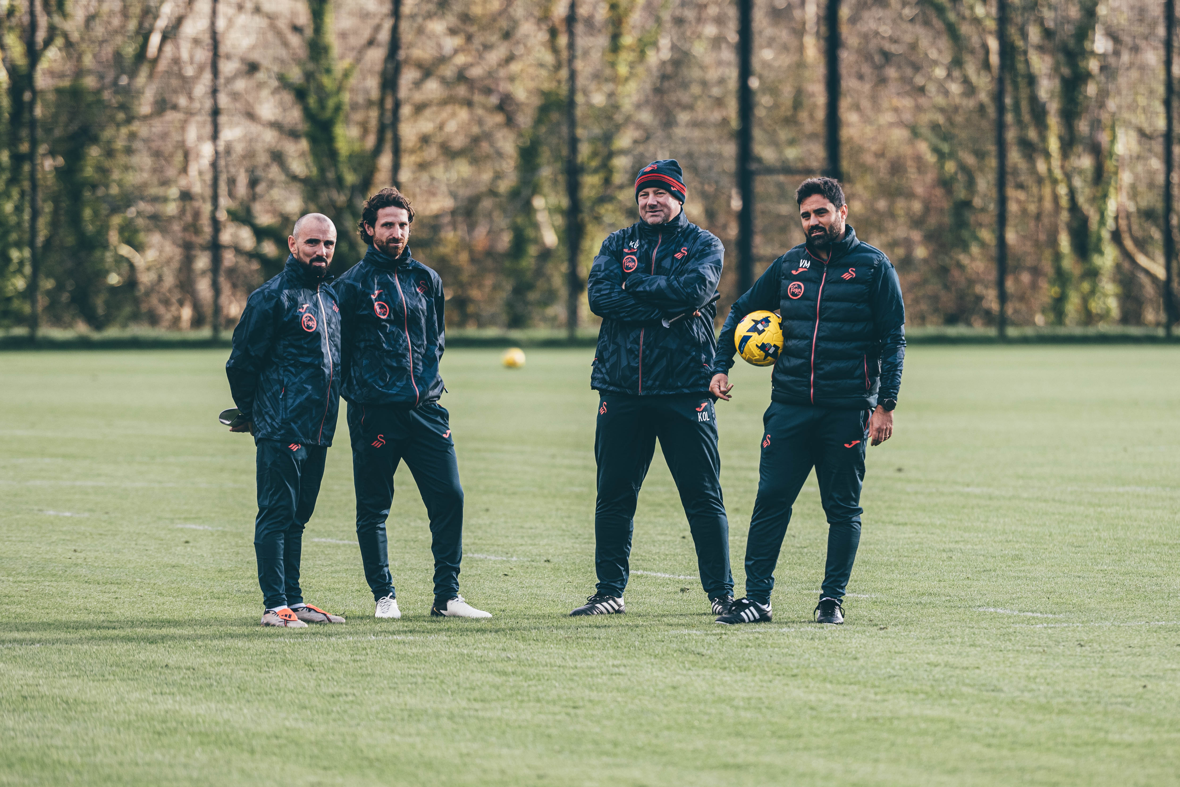 Leon Britton, Joe Allen, Kris O'Leary, Vítor Matos