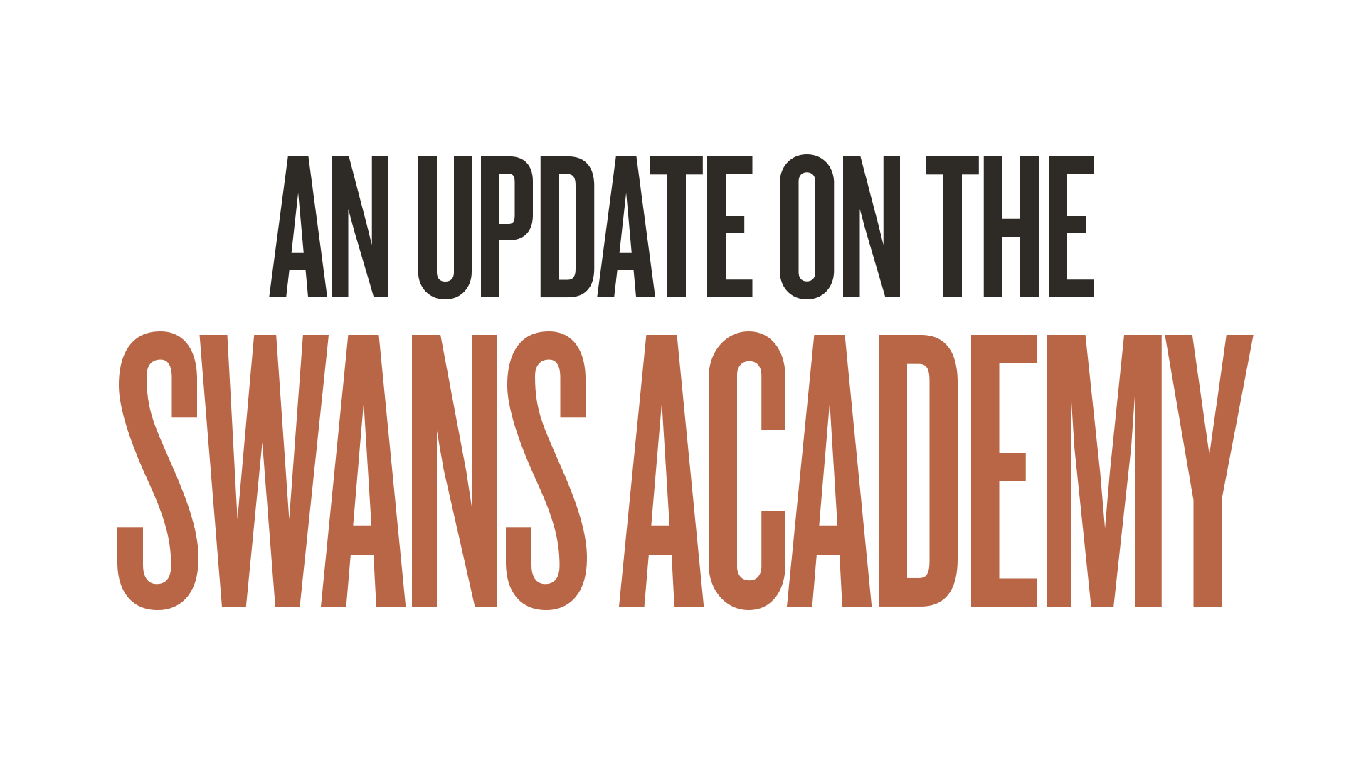 An update on Swans Academy