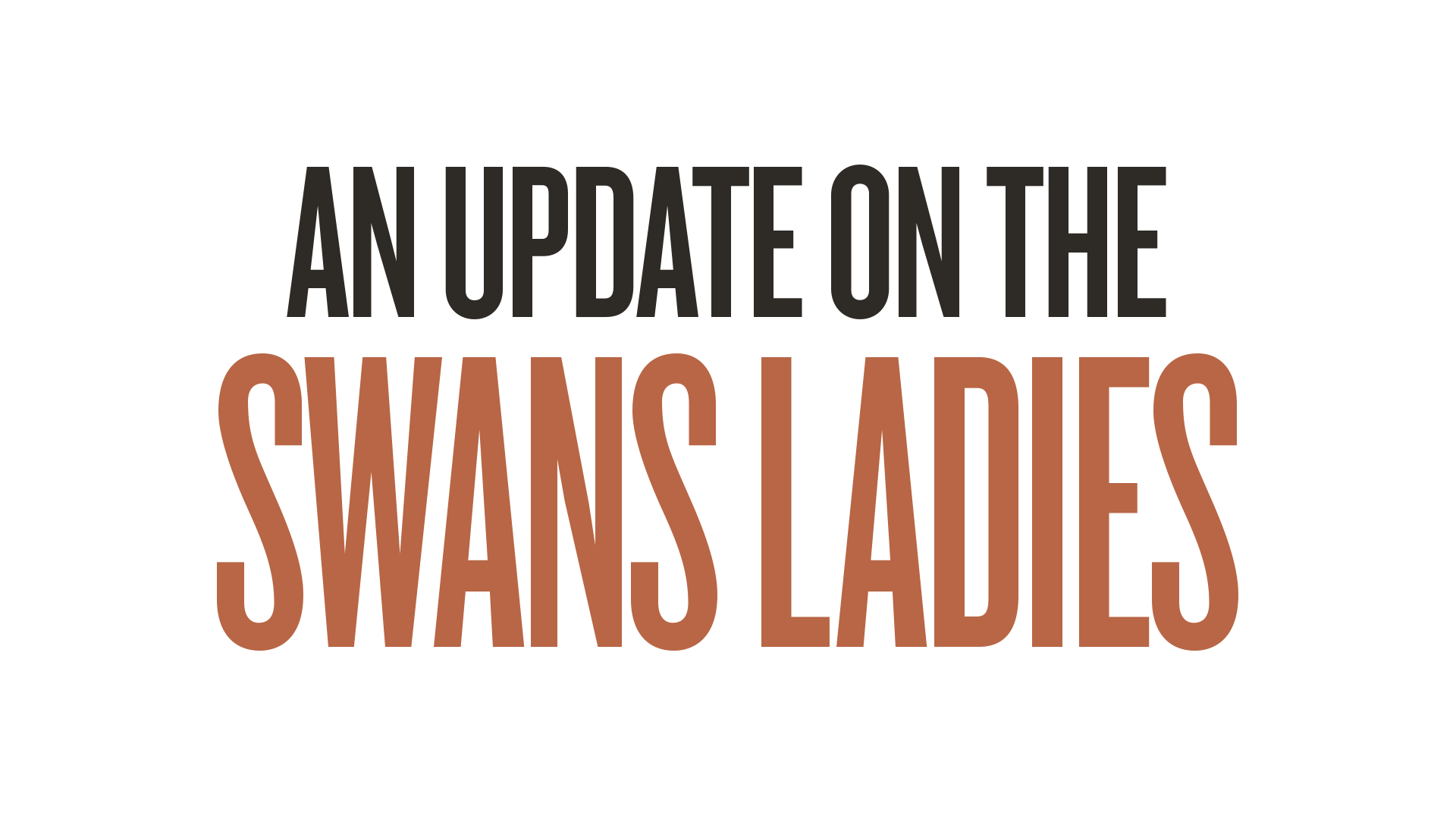 An Update on the Swans Ladies