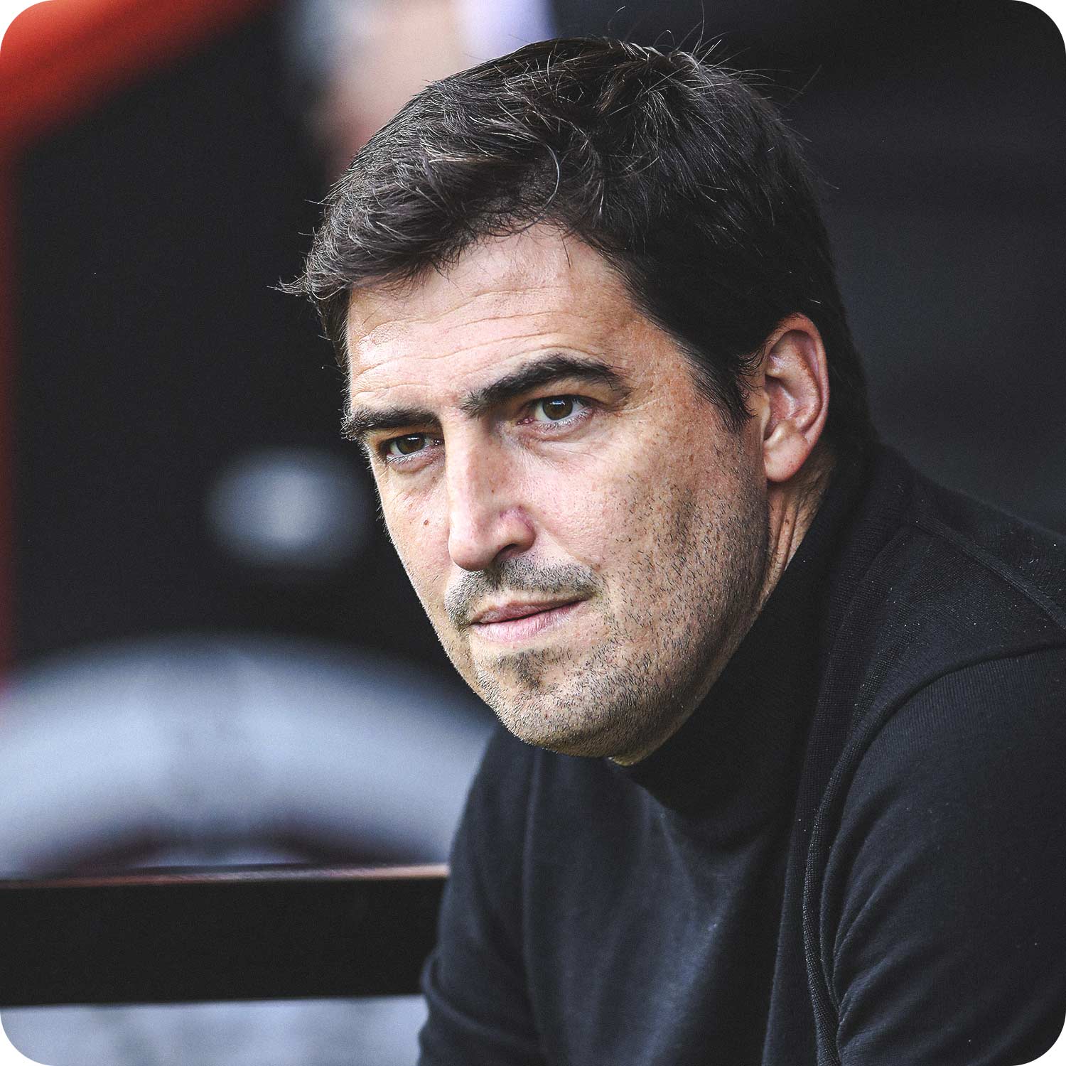 Photograph of the Bournemouth Manager, Andoni Iraola.