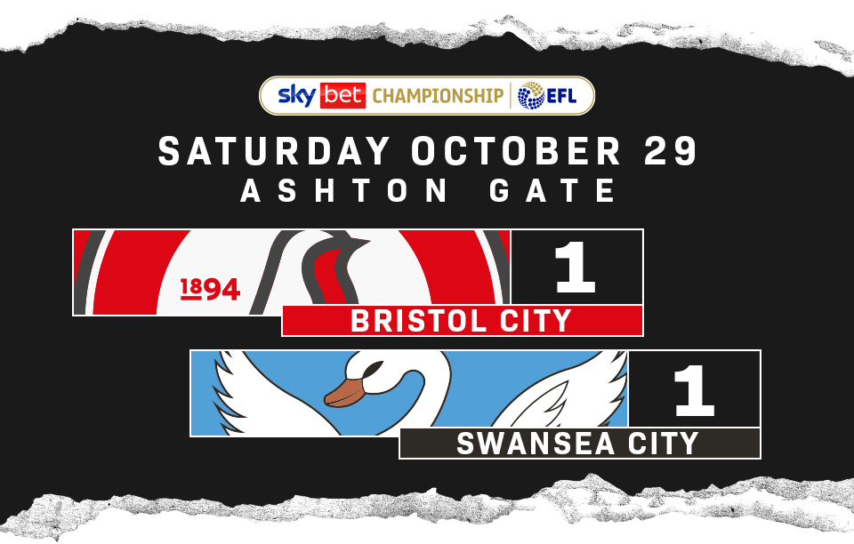 Match Report. Bristol City 1, Swans 1