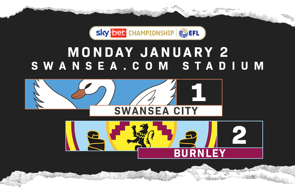 Match Report. Swans 1 - Burnley 2