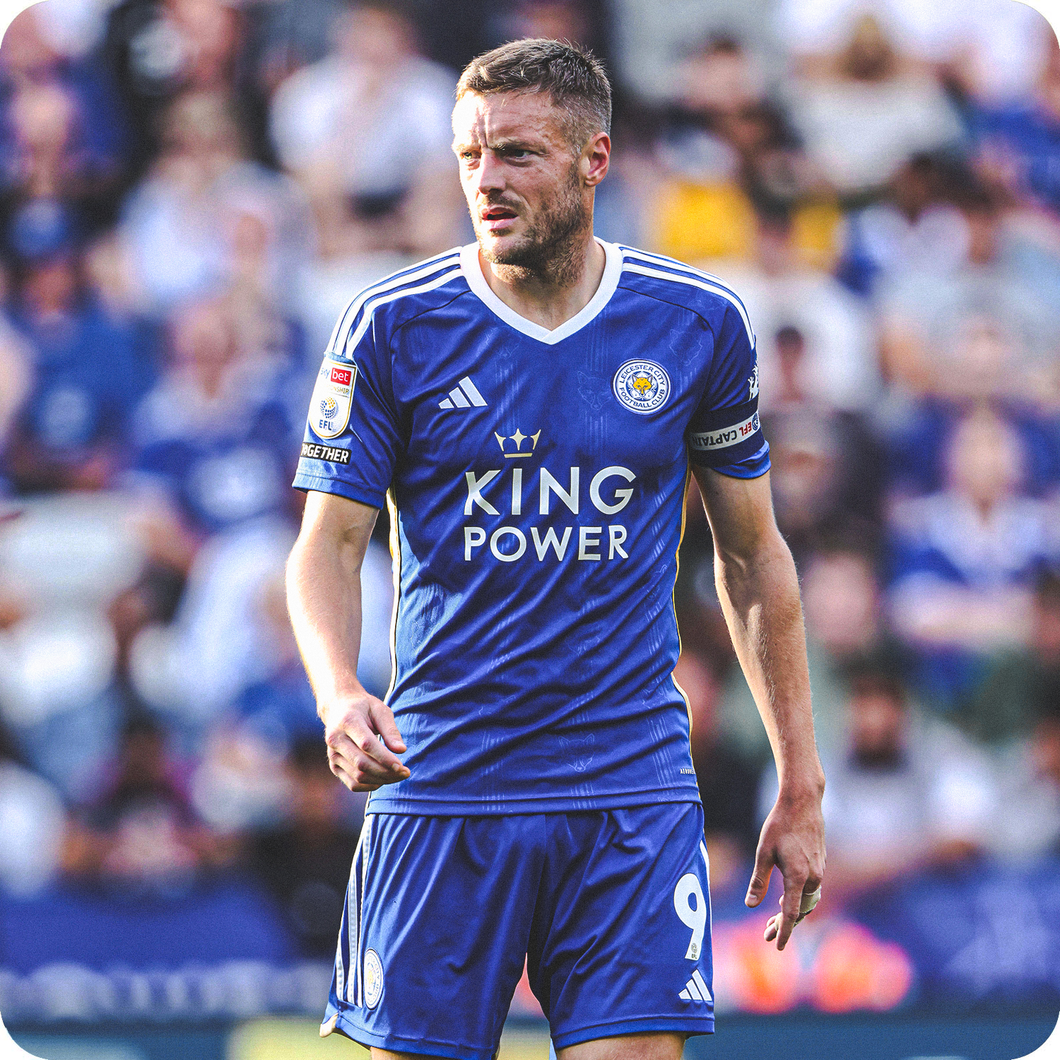 Photograph of club captain Jamie Vardy