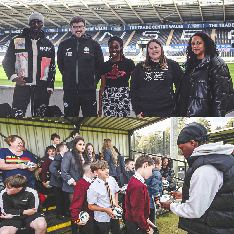 Photograph of the Premier League Kicks participants