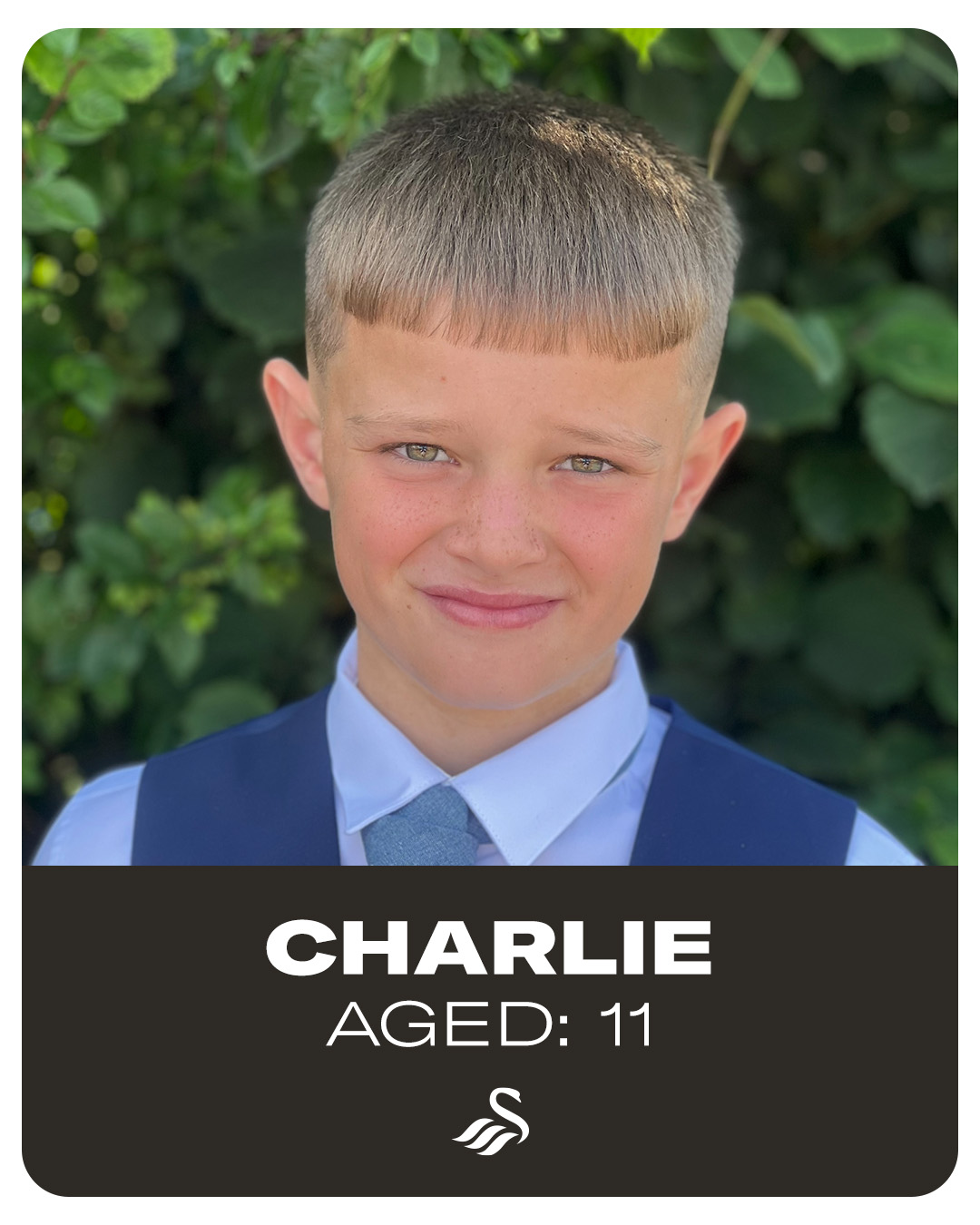 Photograph of Charlie, aged 11