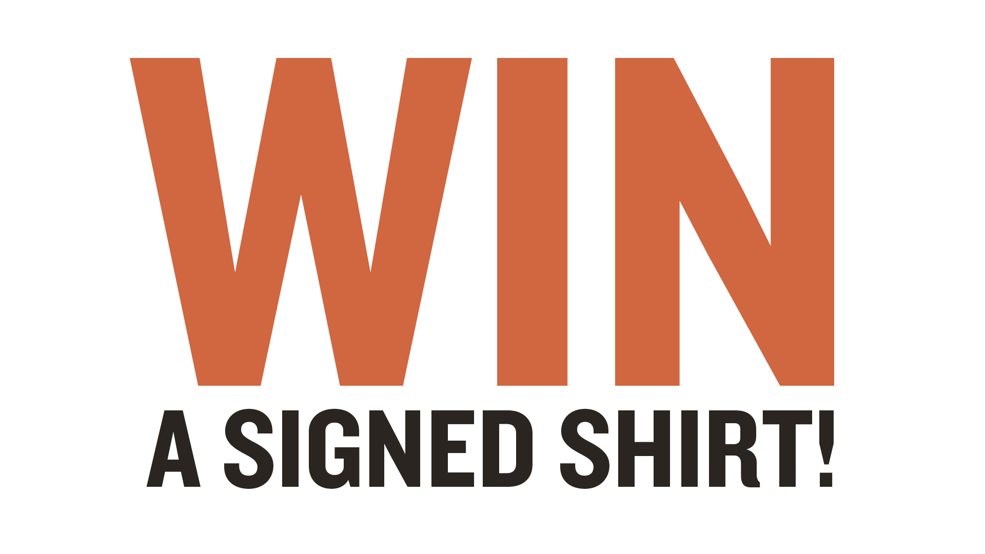 Win a signed shirt!