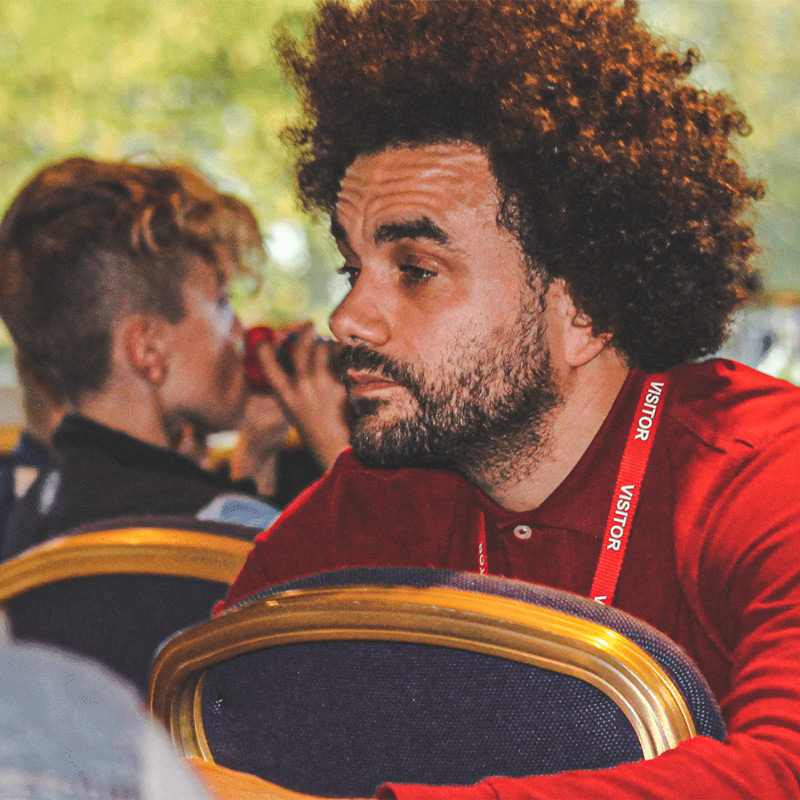 Photograph of SRtRC's campaign manager for Wales Dean Pymble