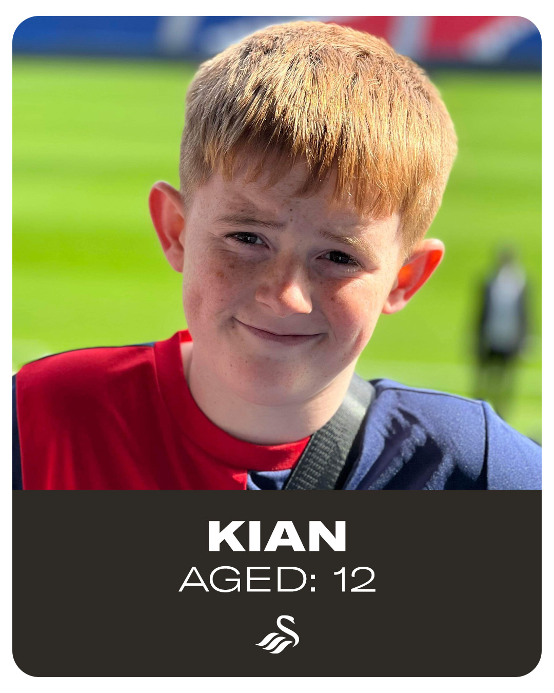 Photograph of Kian, aged 12