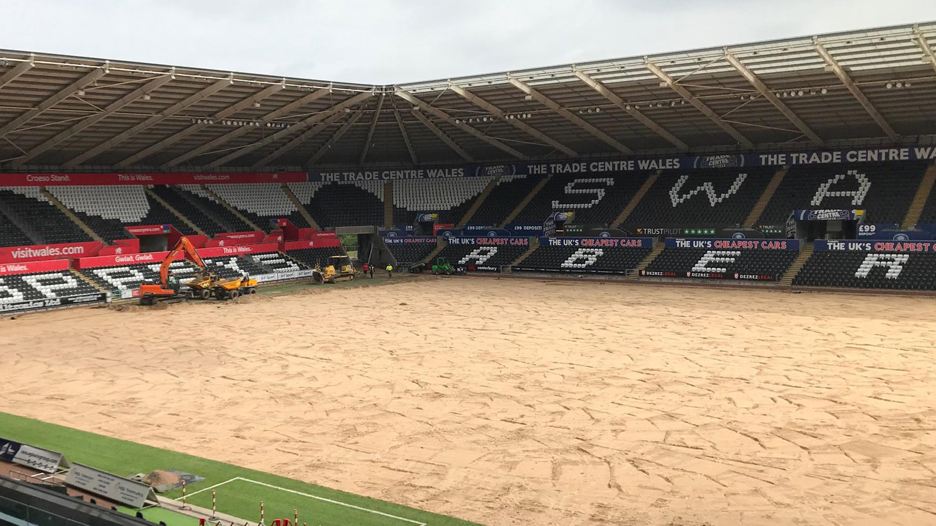 Liberty Stadium pitch