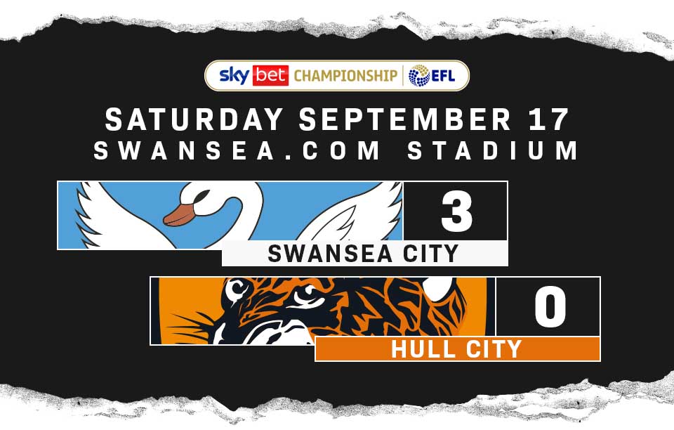 Match Report. Swansea 3, Hull 0