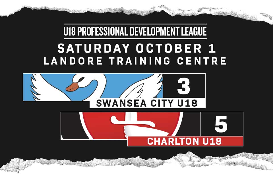 Swansea City U18, 3, Charlton U18, 5