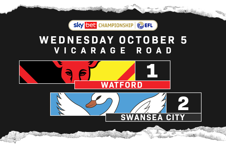 Match Report, Watford 1, Swansea City 2