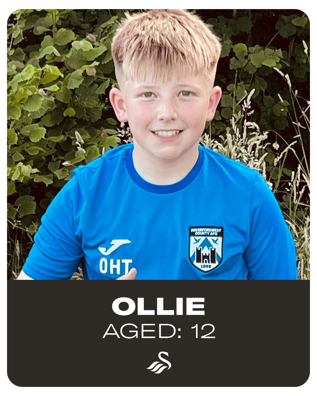 Ollie, aged 12