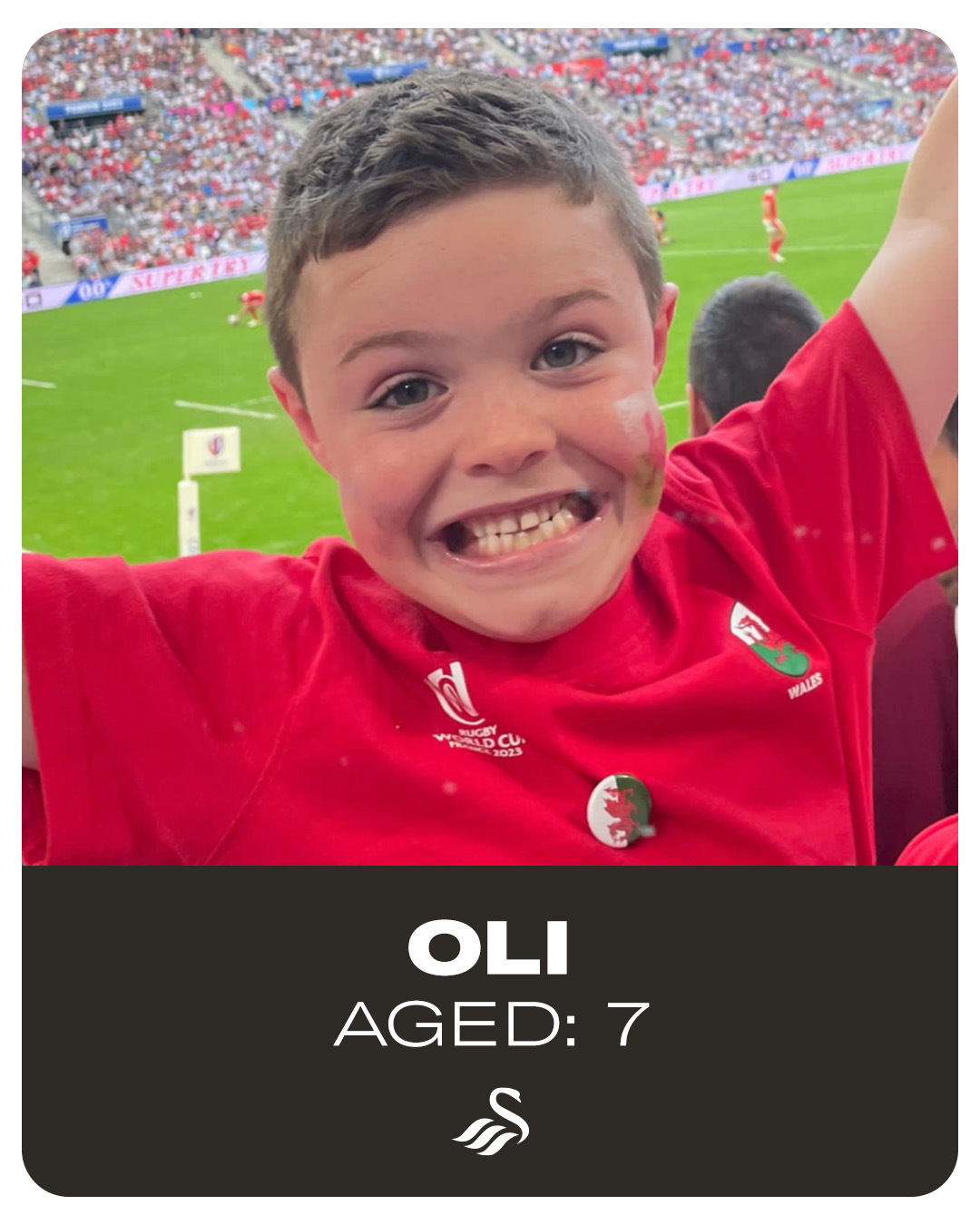 Photograph of Oli, aged 7