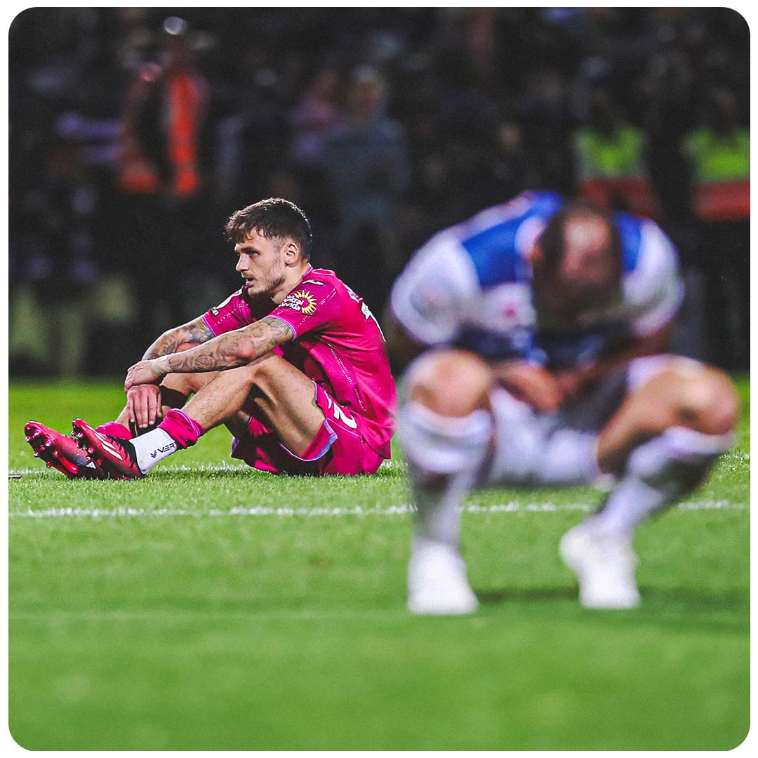 Photograph of Jamie Paterson at the conclusion of Swans' 1-1 Draw at QPR