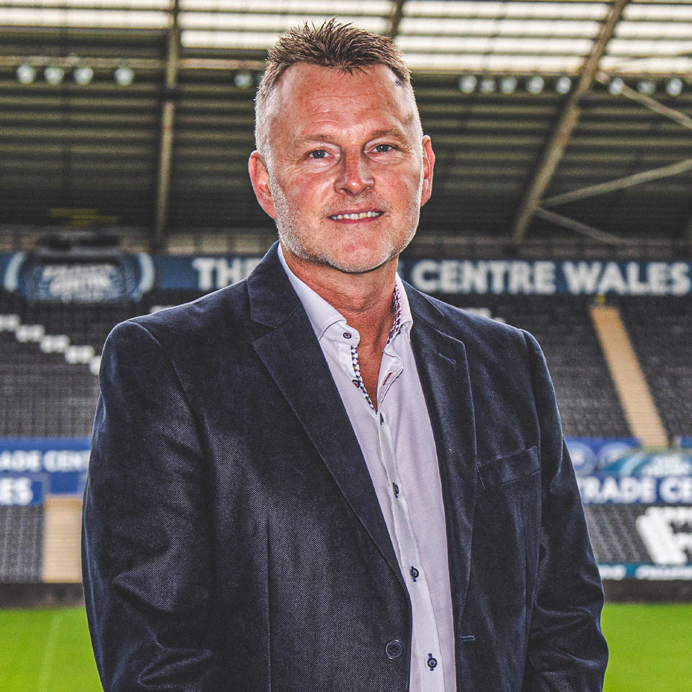 Photograph of the Swansea City AFC Head of Foundation, Paul France