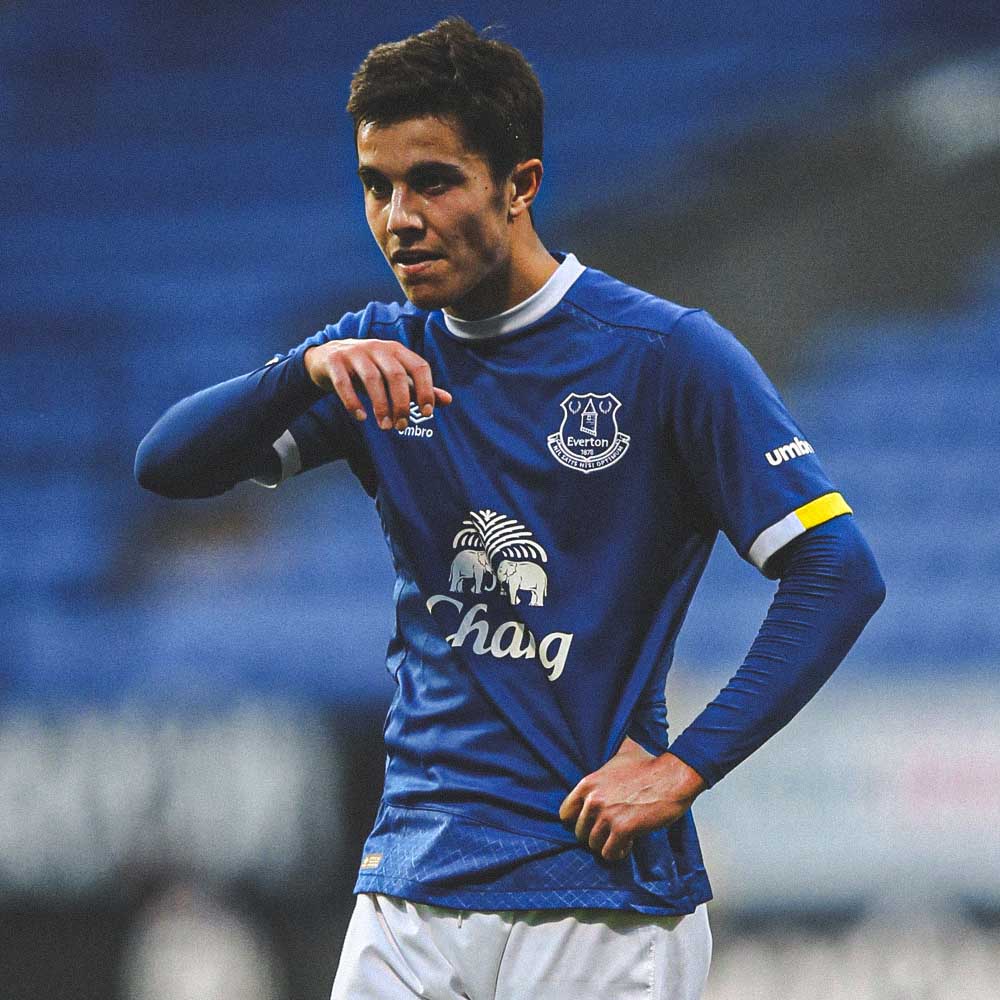 Walsh playing for Everton