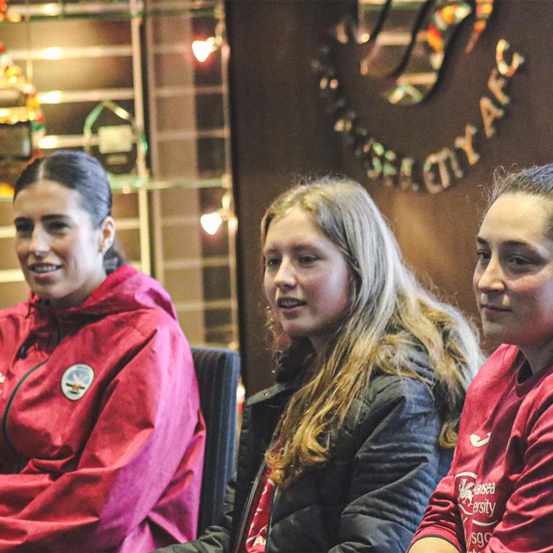 Photograph of Swansea City AFC Foundation’s girls football festival