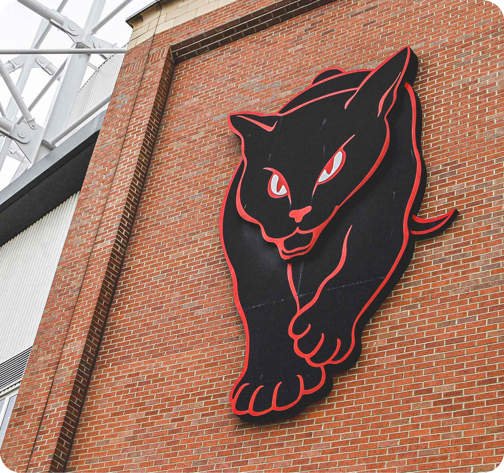 Photograph of Sunderland's Black Cat Emblem