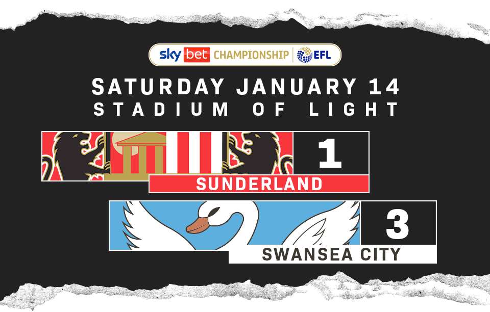 Match Report. Sunderland 1 - Swans 3