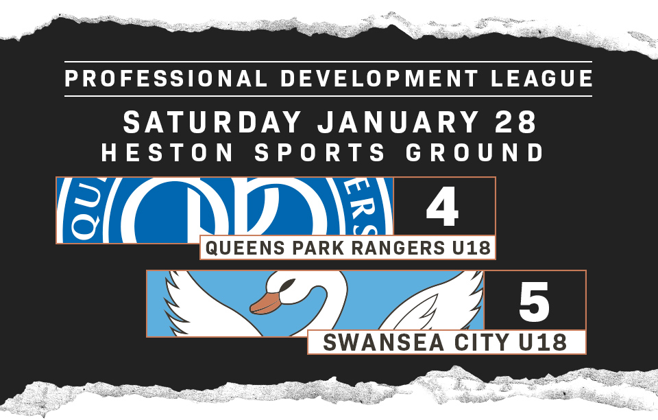 Match Report. QPR U18s 4 - Swans U18s 5