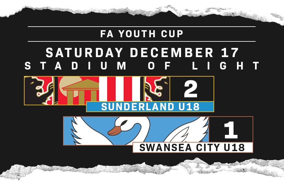 Sunderland U18 2 - Swansea City U18 1