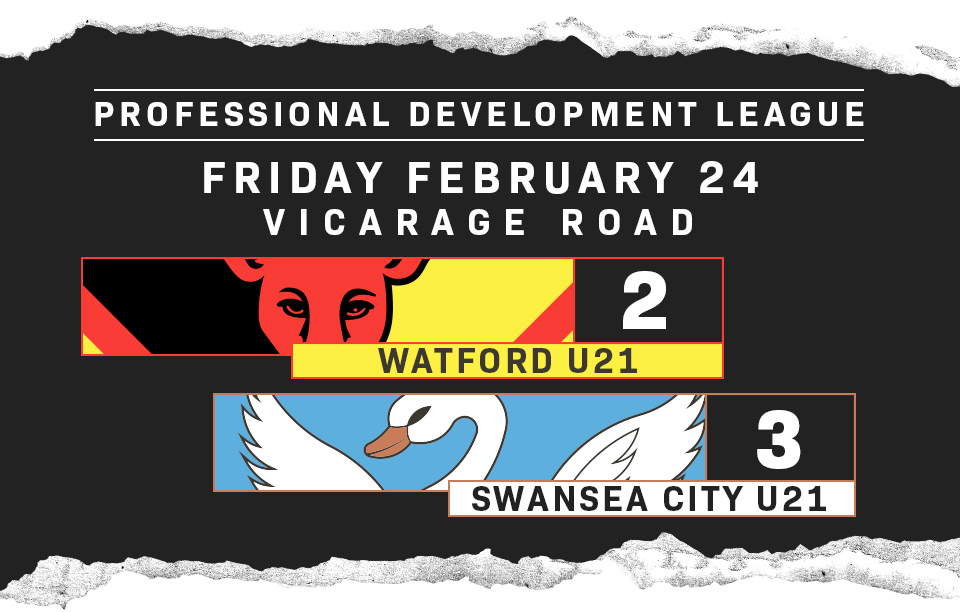 Match Report, Professional Development League. Watford U21 2 - Swans U21 3