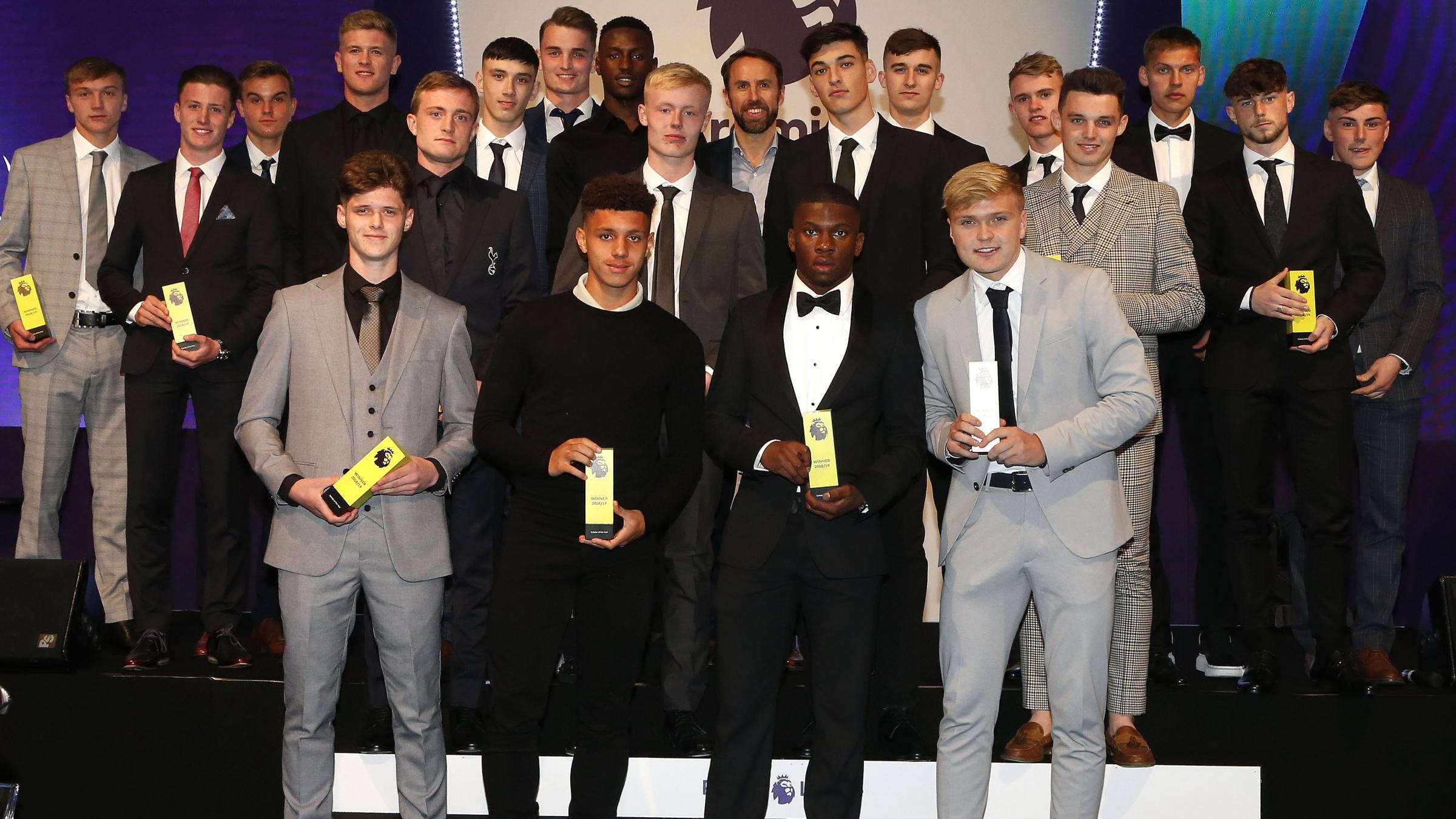 Daniel Williams with England manager Gareth Southgate.