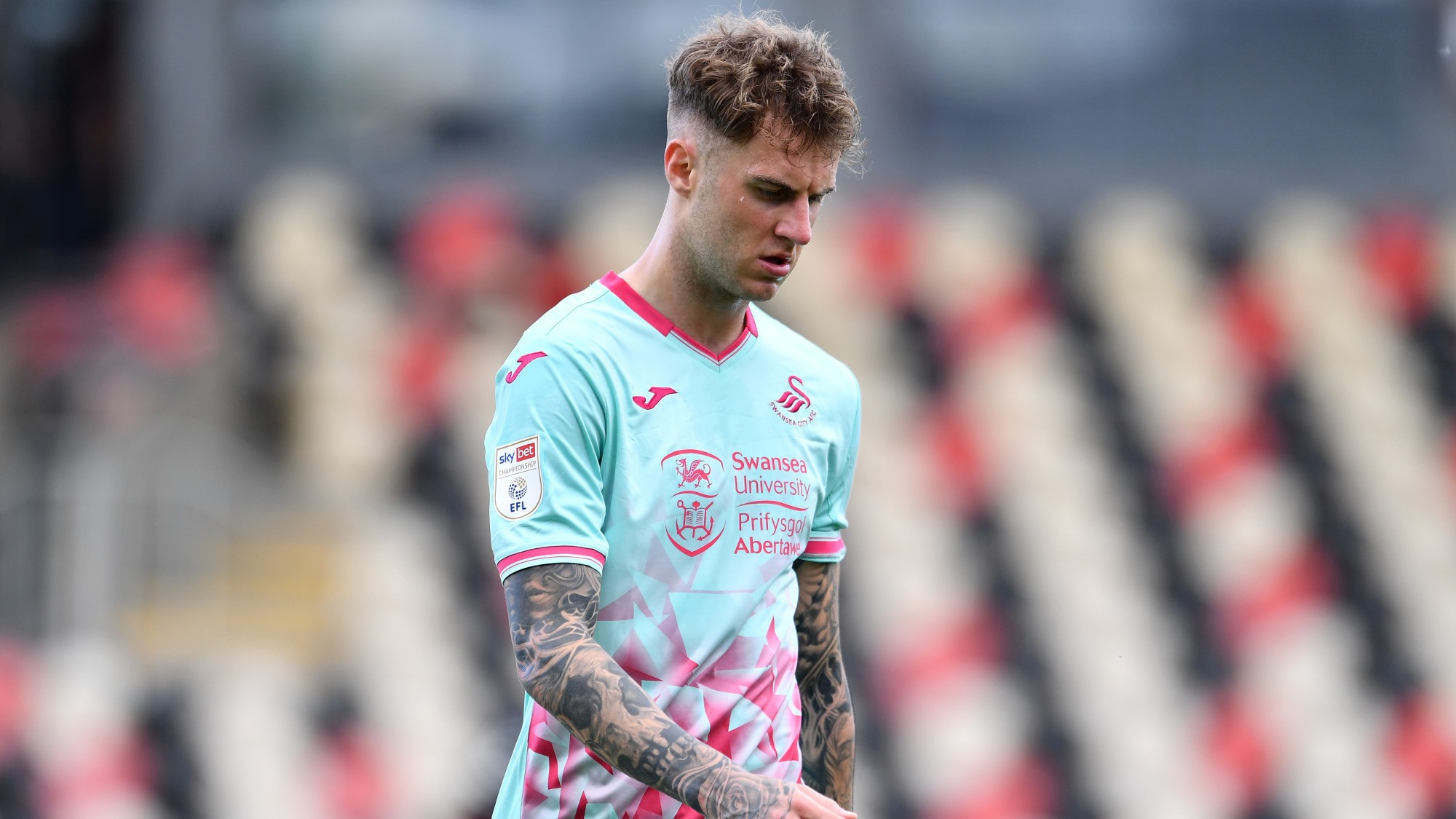 Maillot D'entraînement Swansea City FC Joe Rodon - Joma - Taille XL - Manches Longues - Noir