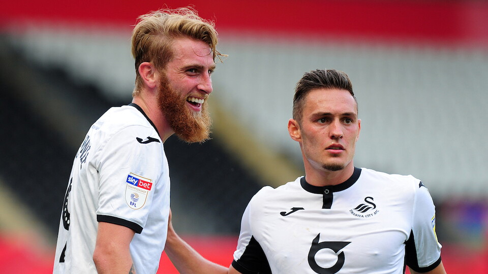 Oli McBurnie and Connor Roberts