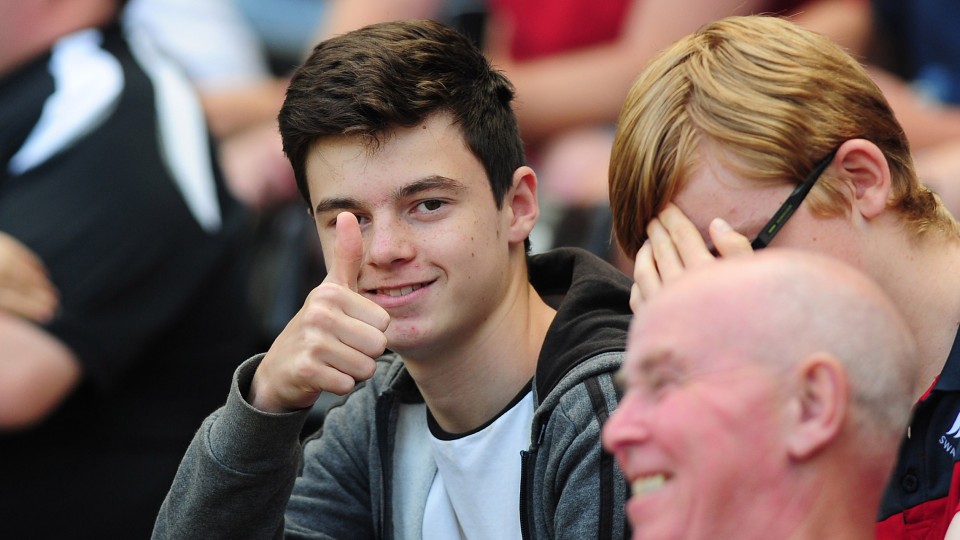 Swansea City supporters