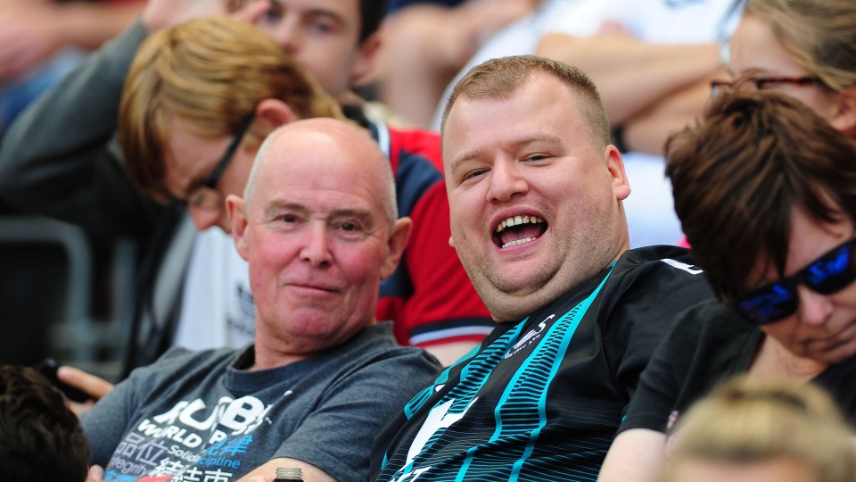 Swansea City supporters