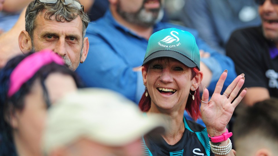 Swansea City supporters