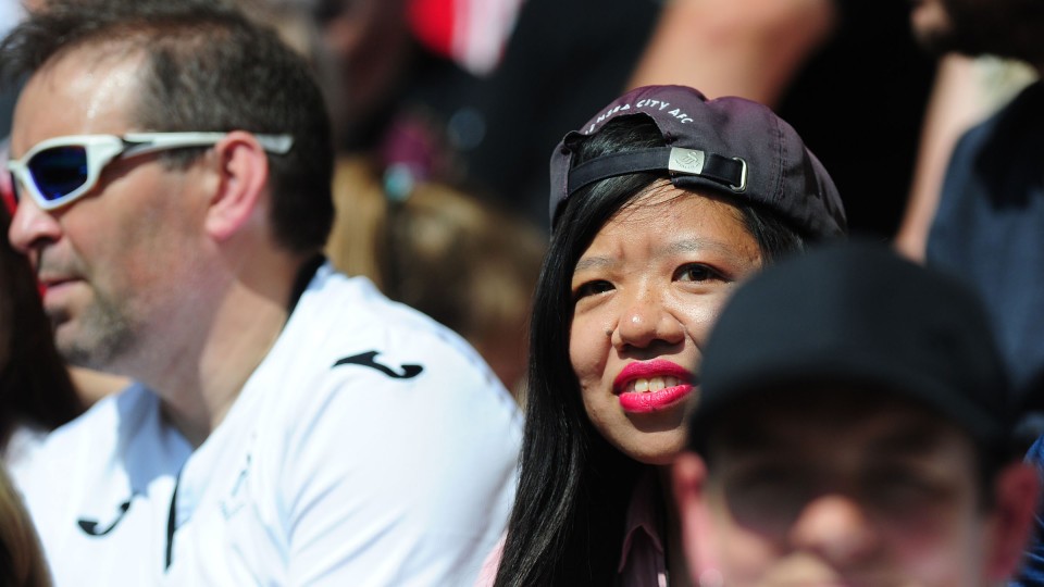 Swansea City supporters