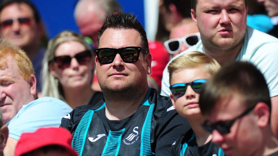 Swansea City supporters