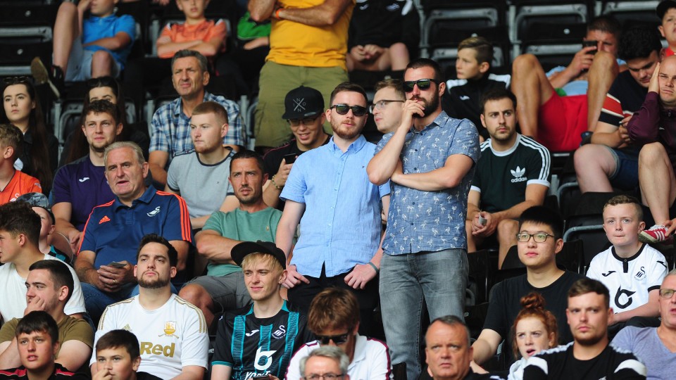 Swansea City supporters