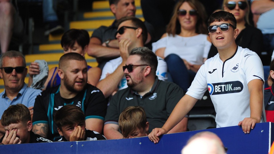 Swansea City supporters