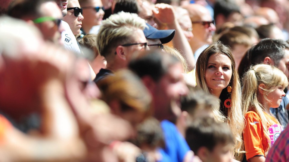 Swansea City supporters