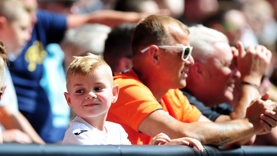 Swansea City supporters