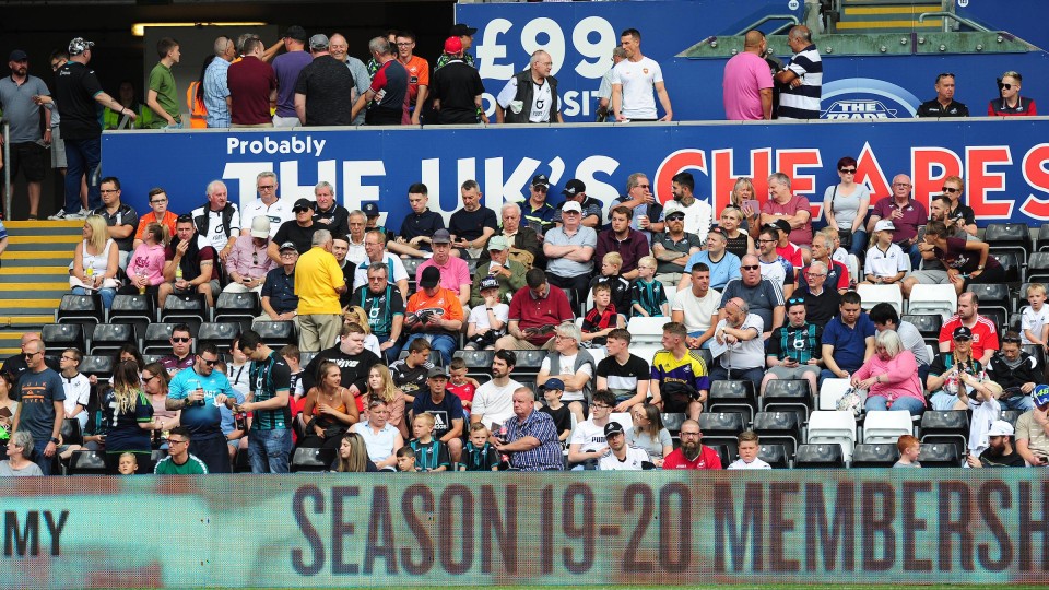 Swansea City supporters