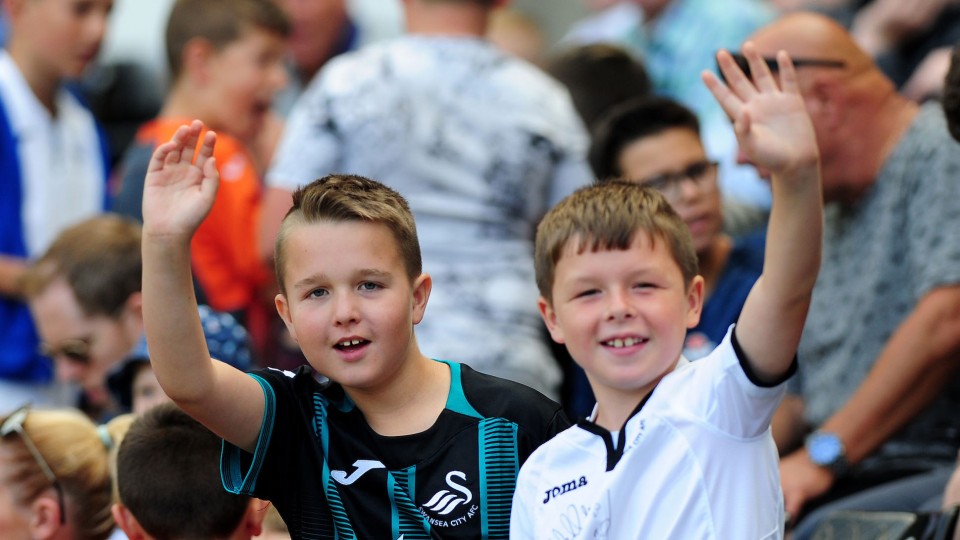 Swansea City supporters