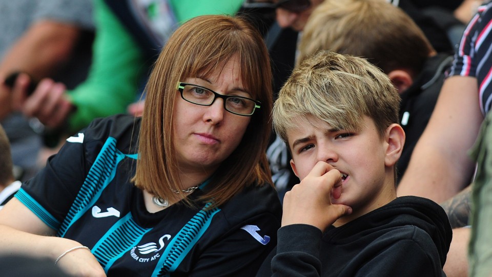 Swansea City supporters