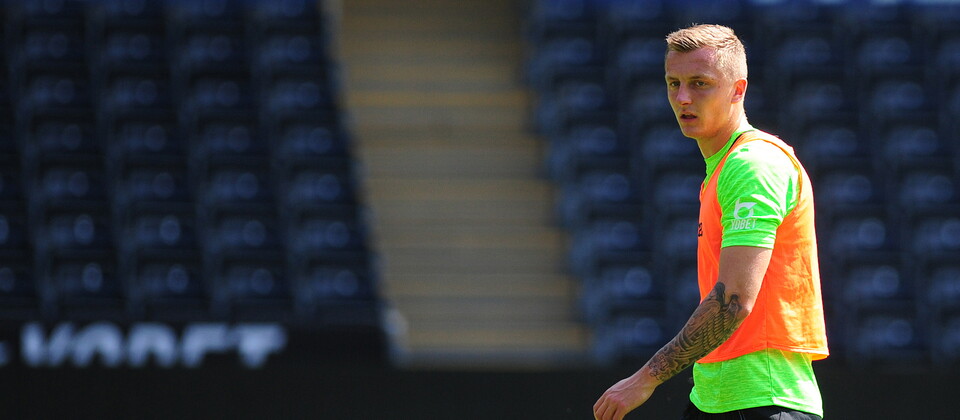 Ben Wilmot in action during training