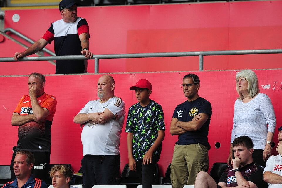 Swansea City supporters