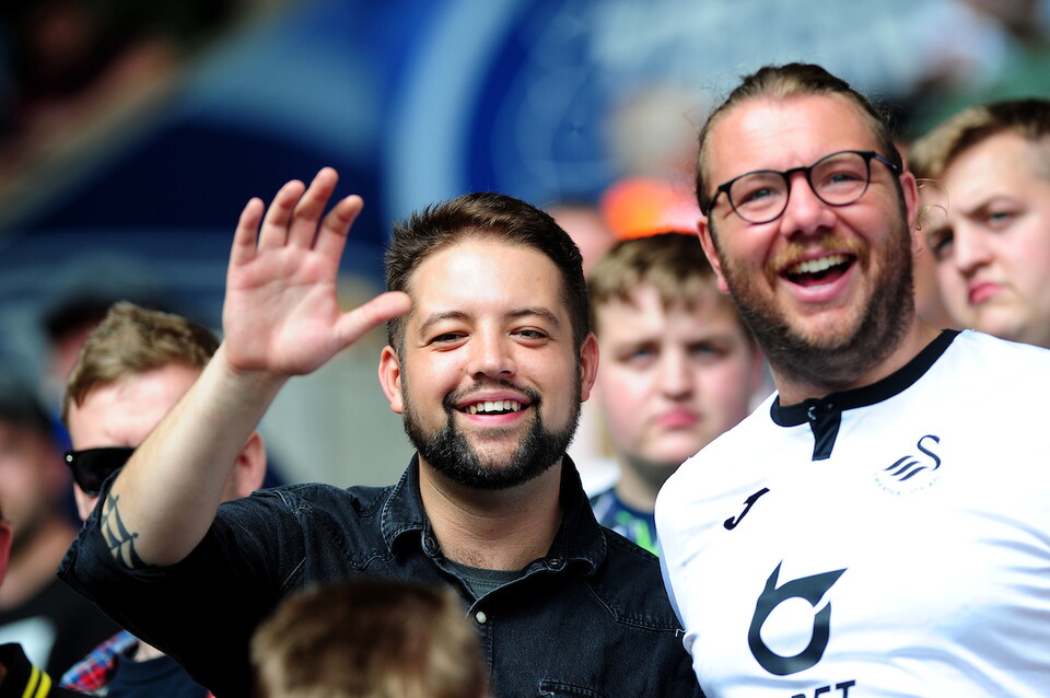 Swansea City supporters