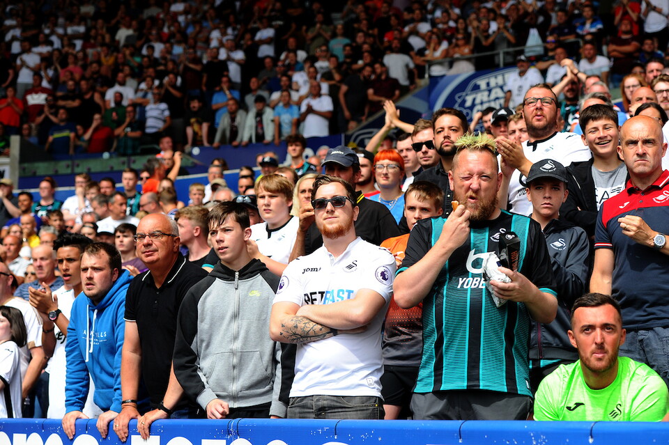 Swansea City supporters