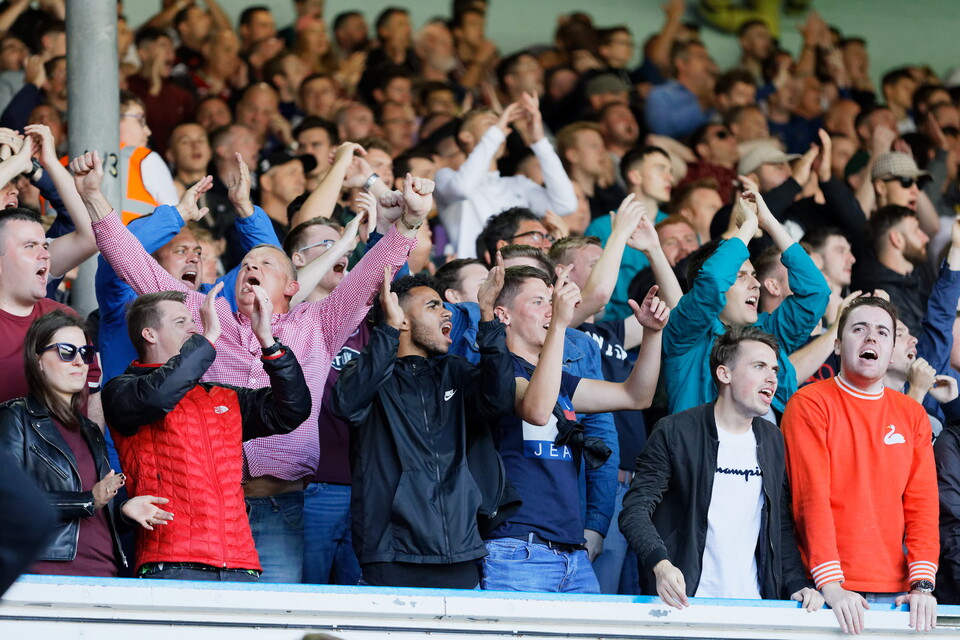 Swansea City supporters