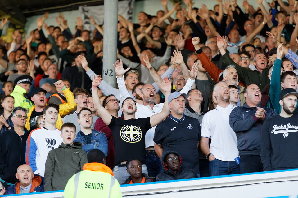 Swansea City supporters
