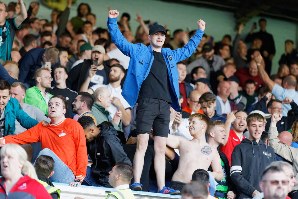Swansea City supporters